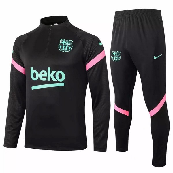 Chandal Barcelona 2020 2021 Negro Rosa